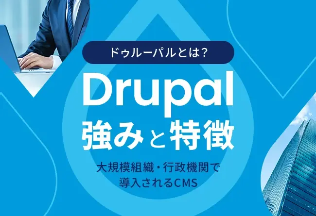  Drupal（ドゥルーパル）とは？強みと特徴