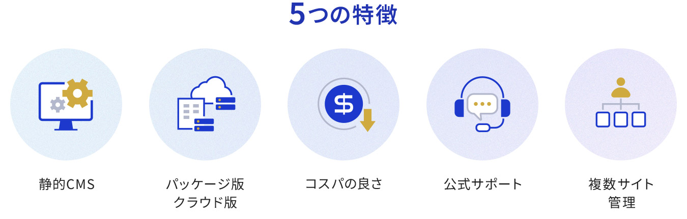 5つの特徴